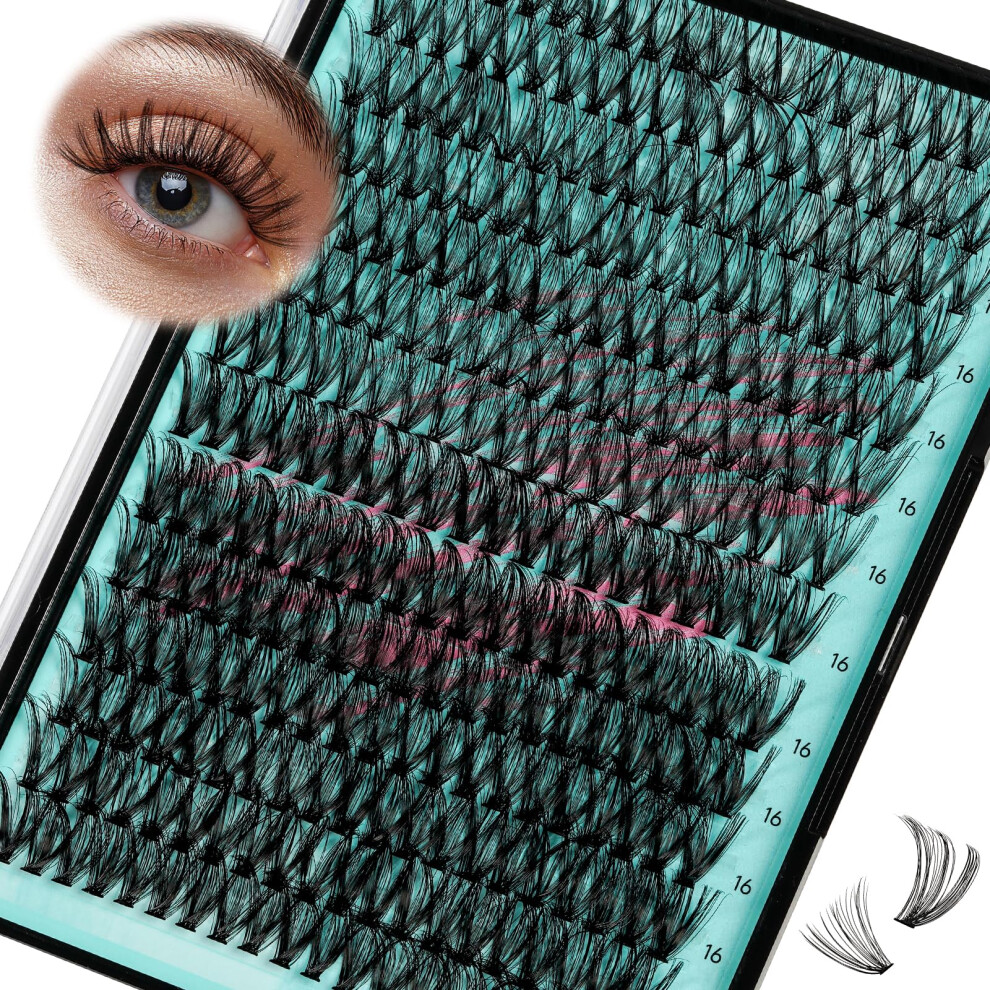 Amzgirl Lash Lash Clusters Wispy 280Pcs Eyelash Extension 30D 40D Cluster Lashes Individual Lashes Diy Lash Extension Natural Look Cluster Eyelash Extensions Soft