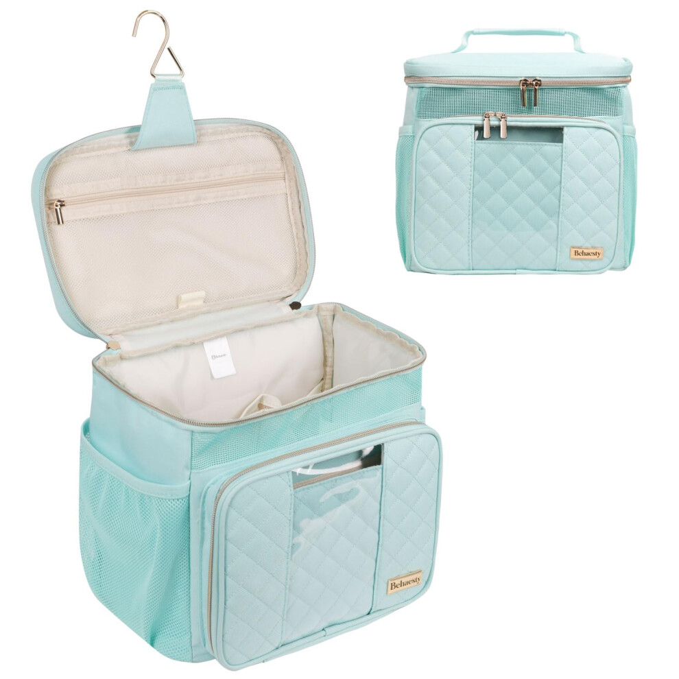 Behaesty Travel Toiletry Bag for Women  Water Resistant Portable Hanging Toiletry Bags for Traveling  College Dorm  Bathroom  Gym  Shower Caddy  Organ-image-OPC-PGDQQNF-NEW