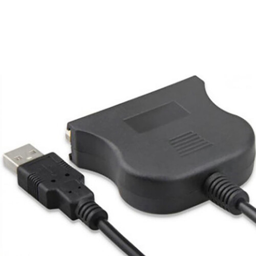 2X USB to 25 Pinhole Parallel Cable DB25 Interface IEEE 1284 Printer USB2.0 Hole Adapter 2