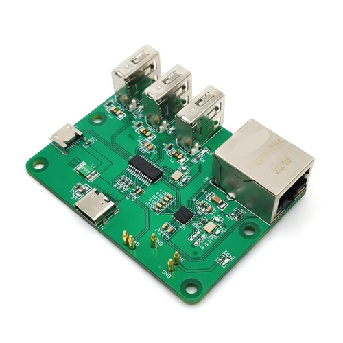 1PCS USB to Ethernet HUB Hub for Zero Network Expansion Board 2