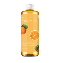 Pura Vitalia Citrus Ren Kastiliens?bev?ske med olivenolie og ?teriske olier; til ansigtsvask og h?ndvask af krop og mere milj?venlig og fuldst?nd