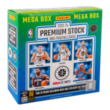 2023 24 Panini Premium Stock Basketball-Sammelkarten Mega Box
