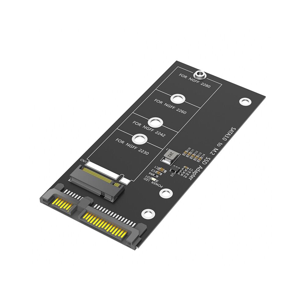 M.2 Ngff To Sata Adapter Card B Key/B & M Key Ssd Converter For 2280 2260 2242 2230 (Not Nvme) 4853284780771