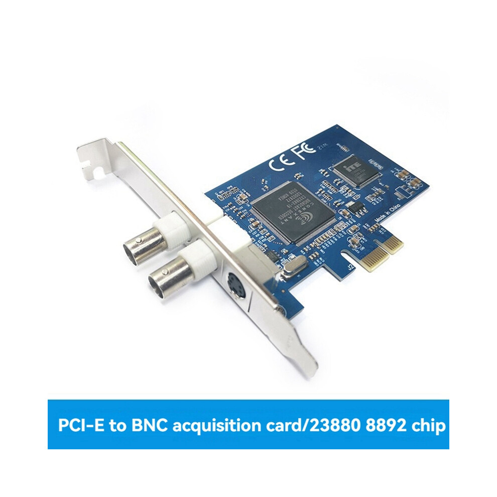 Pcie To Bnc Capture Card Cx23880+8892 Chip Surveillance Av/S Terminal Sv2000 Video 4853284781228