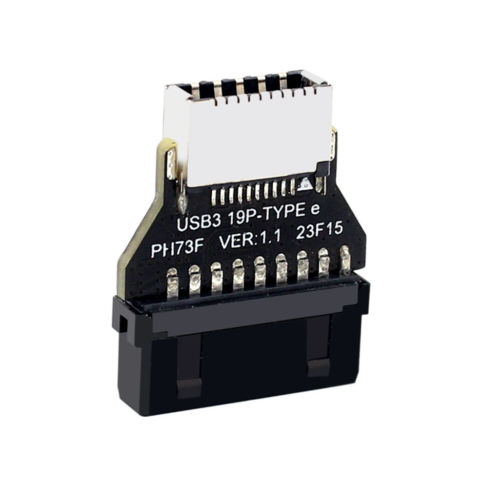 Usb3.0 19Pin/20Pin To Type-E Converter Adapter Chassis Front Panel Type C Plug-In Port For Computer Motherboard 4853284787572