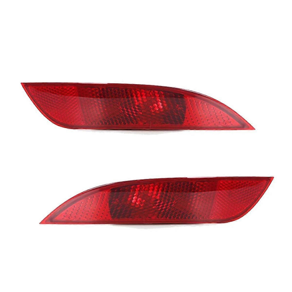 1Pair Car Rear Bumper Warning Lamp Reflector Trim Strip for Focus Hatchback 2015-2018 Tail Reflector Lamp No Bulb