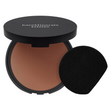 Base de maquillaje en polvo Barepro 24HR Skin-Perfecting de bareMinerals, base de maquillaje en polvo compacto mate de cobertura total con escual