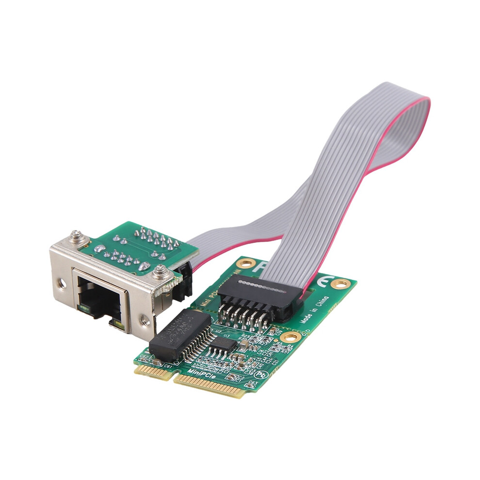 Mini Pci-E Network Card Bent Pin Gigabit Single Port Server I210at Chip Gbe Ethernet Rj45 4853284785240