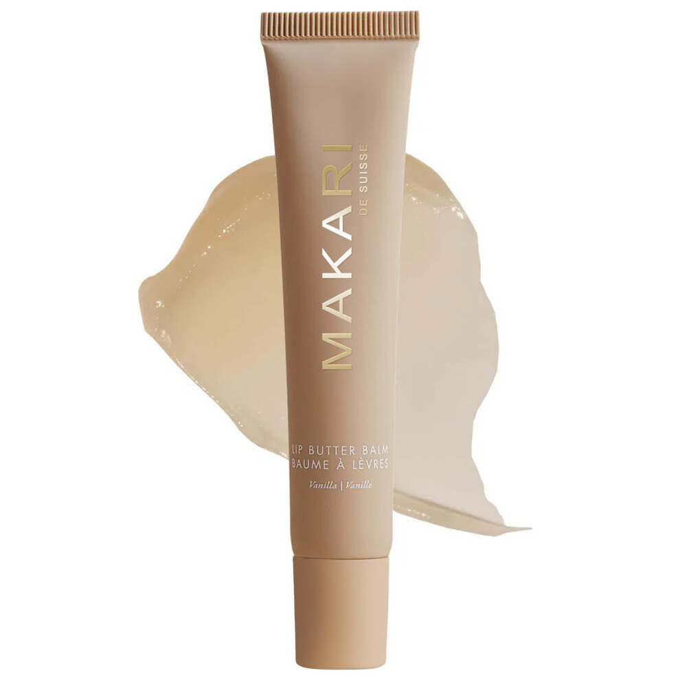 Makari Vanilla Lip Butter Balm  Ultra-Nourishing Moisturizer for Dry  Chapped Lips  Vanilla Flavor  Lightweight Non-Greasy Formula for Daily Hydration