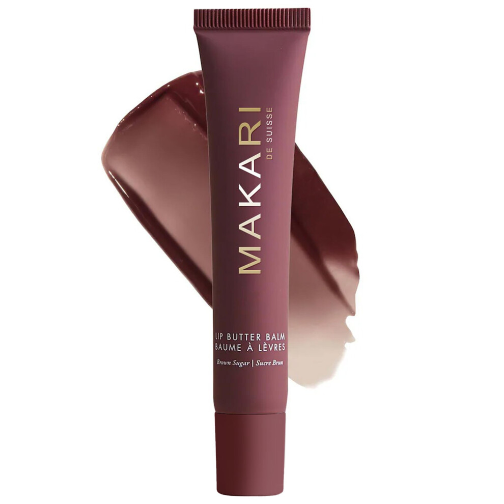 Makari Brown Sugar Lip Butter Balm  Ultra-Nourishing Moisturizer for Dry  Chapped Lips  Sweet Brown Sugar Flavor  Lightweight Non-Greasy Formula for D