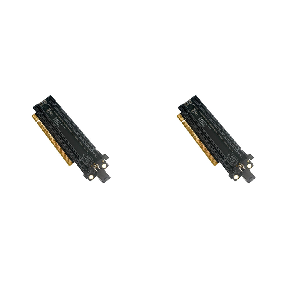 2X Pci-E 4.0 X16 1 To 2 Expansion Card Gen4 Split Pcie-Bifurcation X8x8 With 20Mm Spaced Slots Cpu4p(4 Pin ) 4853284783482