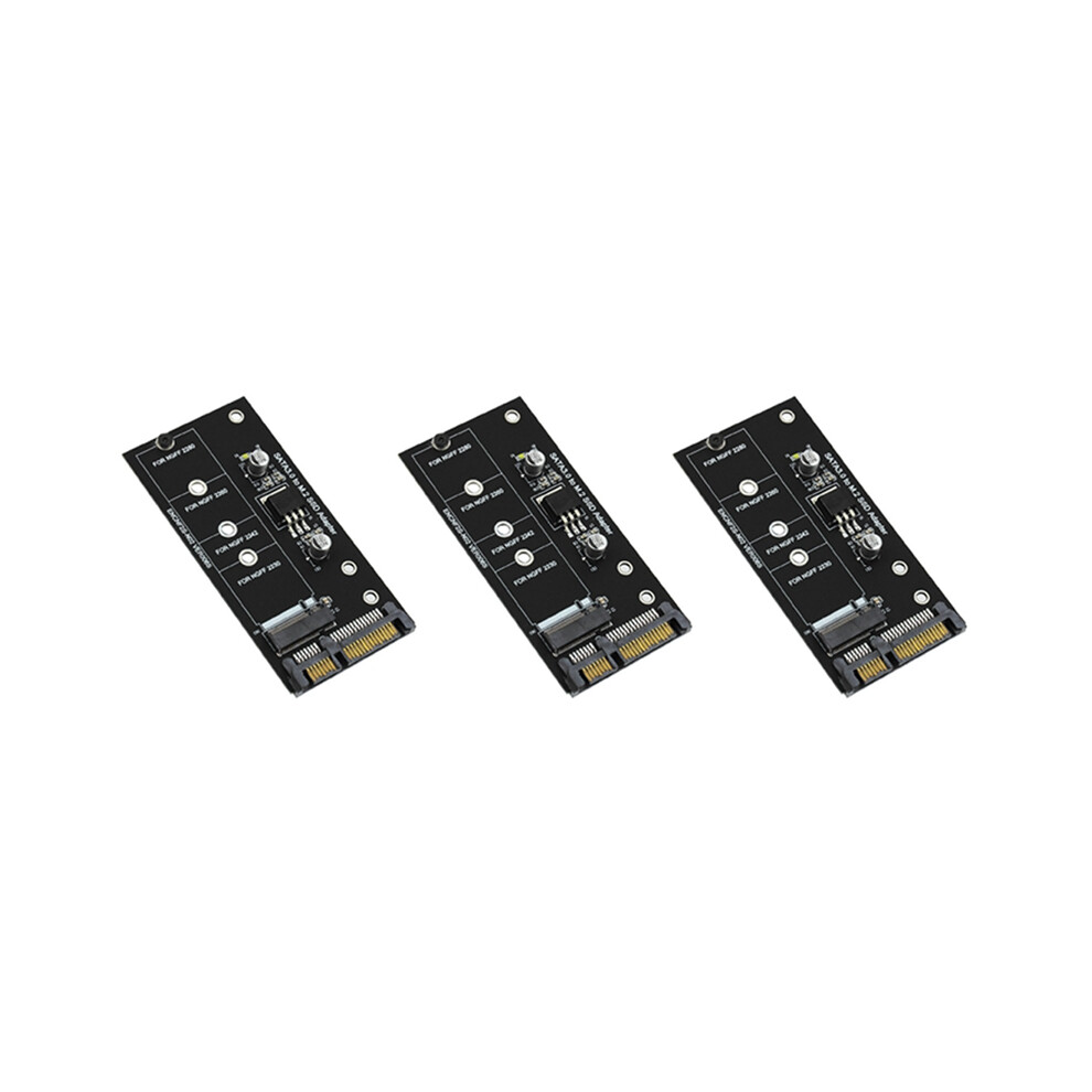 3X M.2 Sata Adapter M2 To Ngff Converter 2.5Inch Sata3 Card B Key For 2230-2280 4853284786124