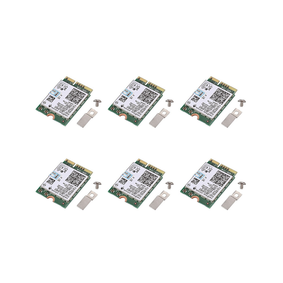 6X For Wi-Fi 6 Ax201 Bluetooth 5.0 Dual Band 2.4G/5G Wireless Ngff Button E Cnvi Wifi Card Ax201ngw 2.4Ghz / 5Ghz 4853284783192