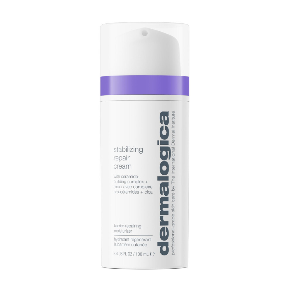 Dermalogica Stabilizing Repair Cream  Face Moisturizer for Sensitive Skin with Cica - Strengthens  Soothes  and Repairs Skin Barrier  3.4 fl oz