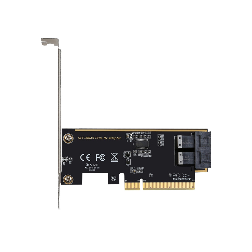 Pcie 8X To 2 Ports U.2 Adapter Card Sff8643 Dual Nvme Ssd X8 Expansion U2 4853284790701