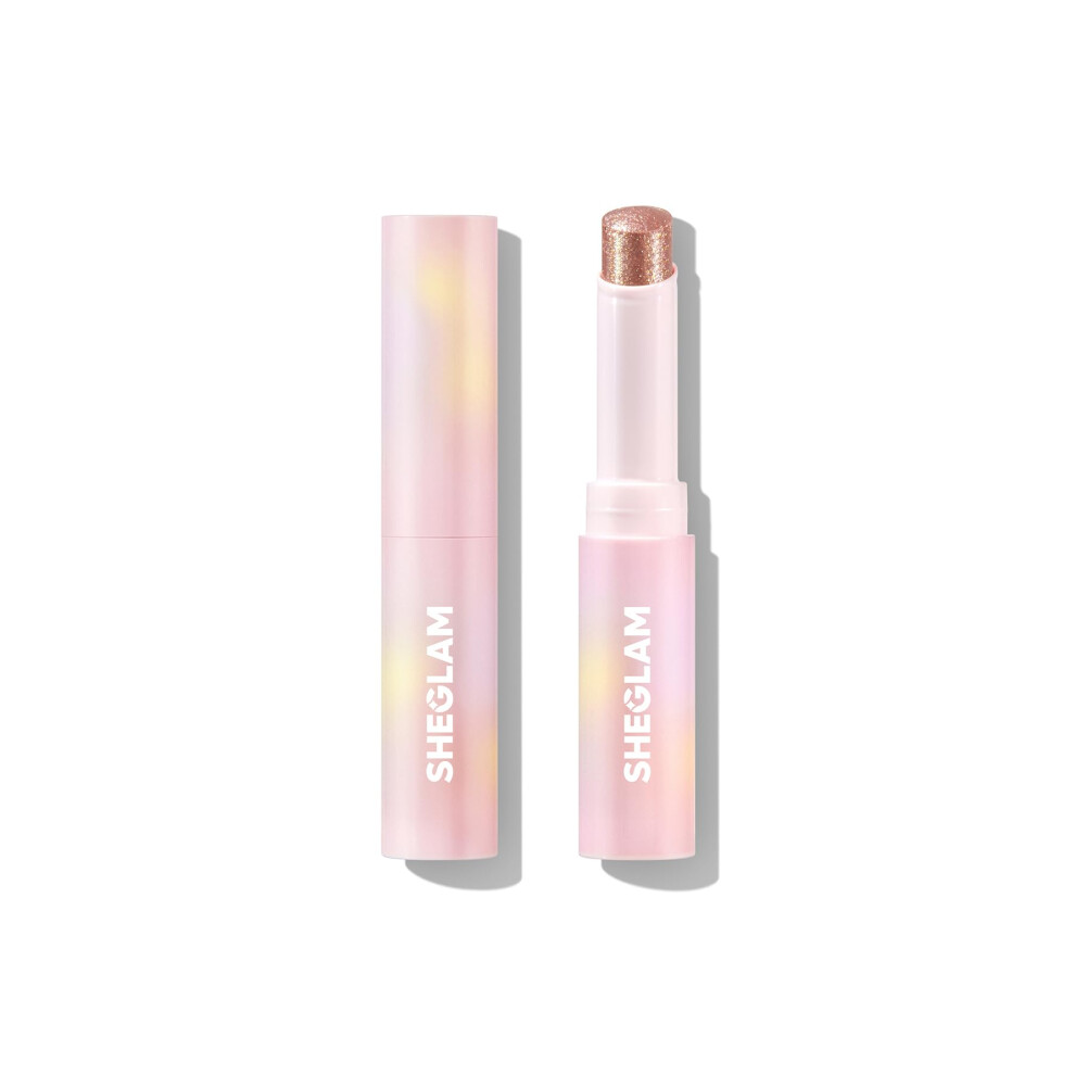 Sheglam Golden Crystal Jelly Glaze Stick Eye Shadow Stick Eyeliner Brightener Pencil Crayon With Brush Easy To Blend Long Lasting Shimmer Eyeshadow- Gi