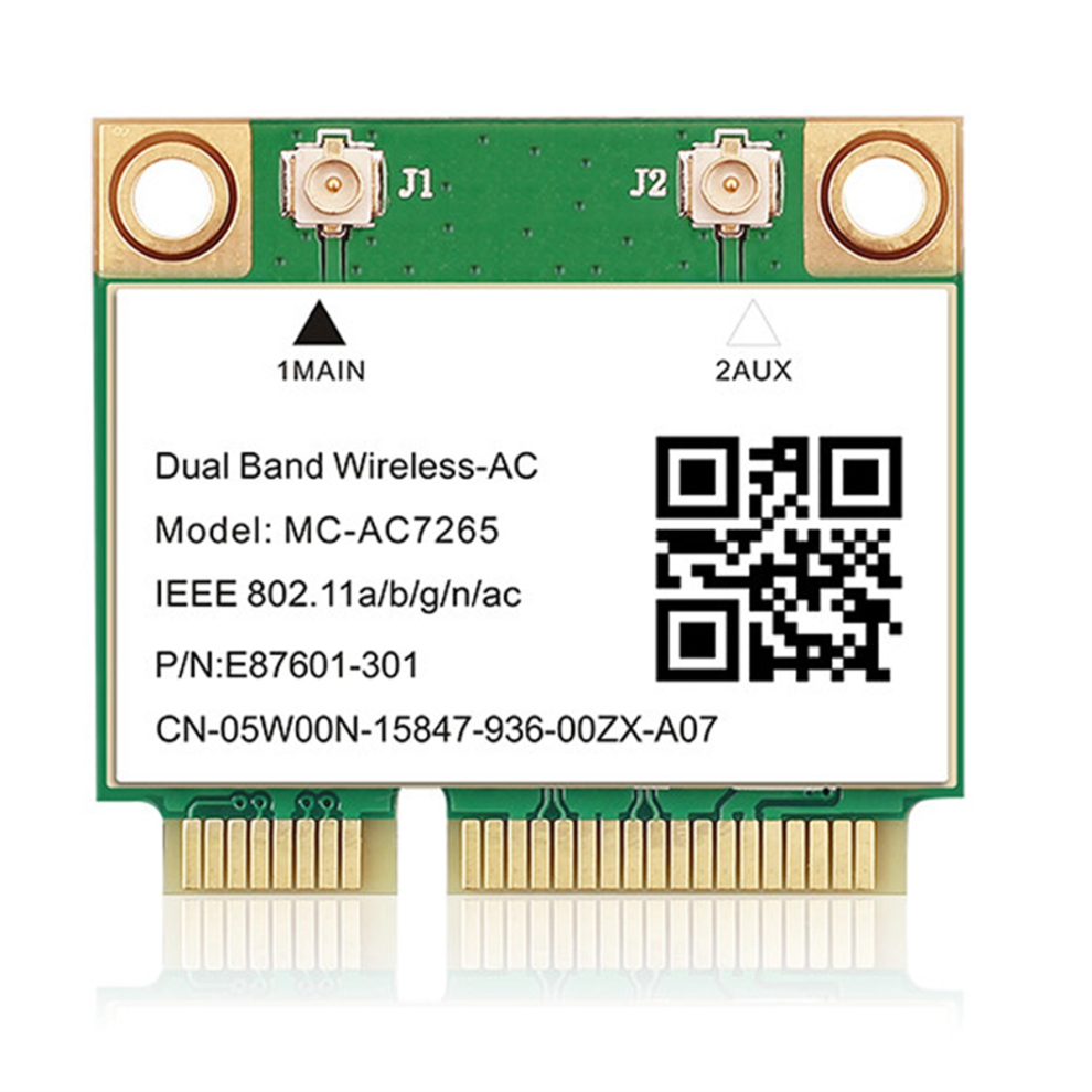 1200Mbps Bluetooth 4.2 Mini Pci-E Wifi Card -Ac7265 Wireless Network 7265 802.11Ac 2.4G 5Ghz For Laptop 7260Hmw 4853284789248