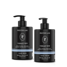 Preston Lane Hand Set vonav mydlo na ruky a kr m na ruky Duo hydratacn a vy ivuj ci Terrace View 305 ml