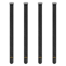 Cinghie elastiche Trilancer con strisce antiscivolo, 32""""x2"""" (confezione da 4), cinghie multiuso con gancio e passante per cavi flessibili, baga