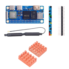 For Zero 2W Development Board 2G RAM+Heat Sink DDR4 Mini PC Allwinner H618 WiFi5 Bluetooth5.0 Support 4K 60FPS
