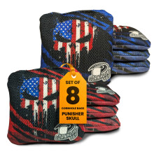Cornhole365 Borse per cornhole a tema - 6"""""""" x6 Slick e stick su entrambi i lati per tutte le stagioni - Riempitivo per sacco per cornhole in re