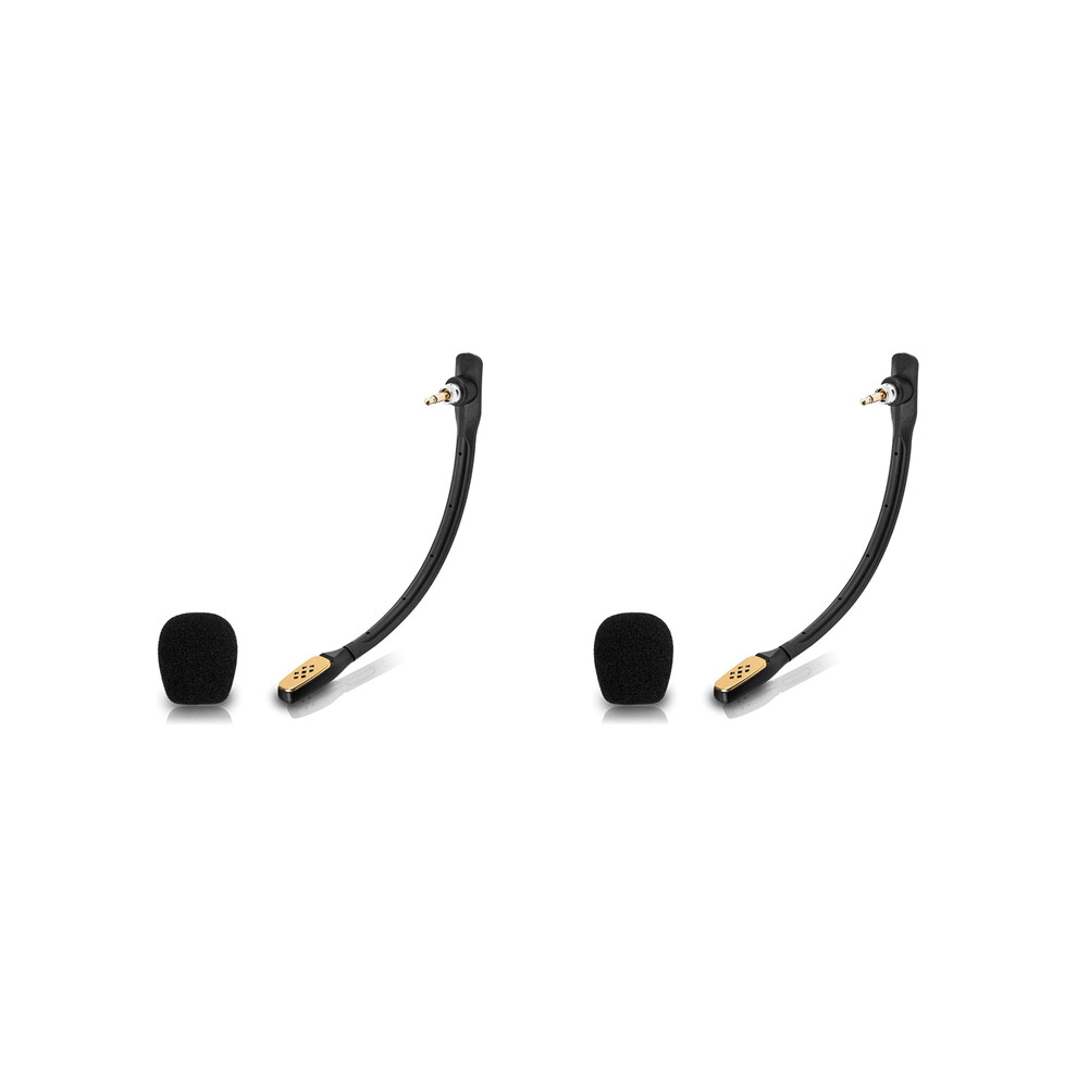 2X Replacement Gaming Headphone Omnidirectional Noise Cancelling Microphone For Astro A40 Headphones- Black 4853284797076