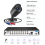 ZOSI 16CH CCTV Security Camera System, 16pcs Bullet Cameras 2TB HDD 8