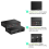 3 Channel 5 Ypbpr RGB Component Selector AV Switcher in 1 Output 6