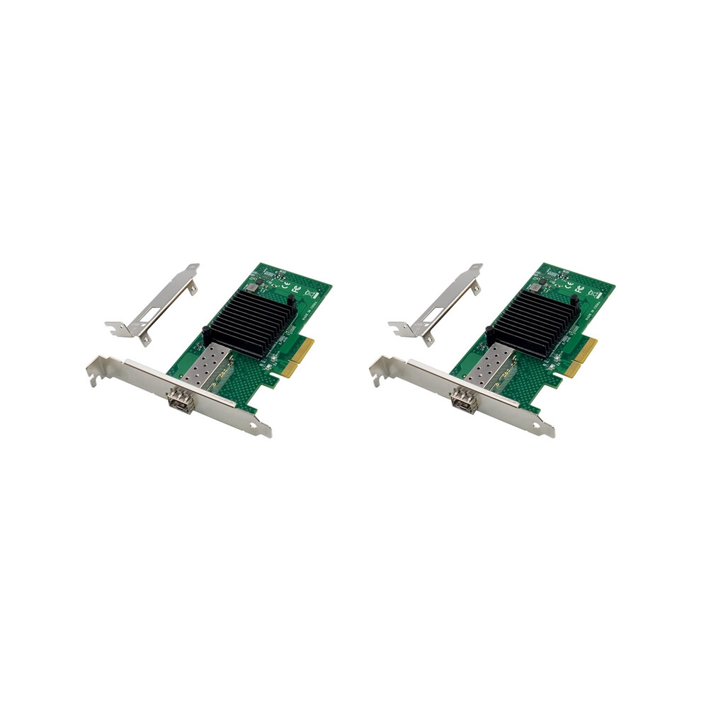 2X X520-Sr1 10G Sfp+ Server Fiber Optic Network Card 82599En Chip Pcie X4 Single Optical Port 4853284798363