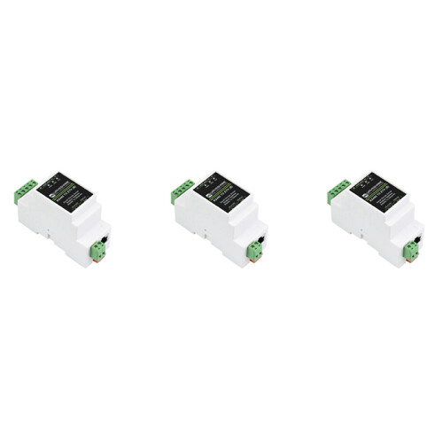 3X RS485 Serial Port Server to RJ45 Ethernet /IP Module Rail Type 1