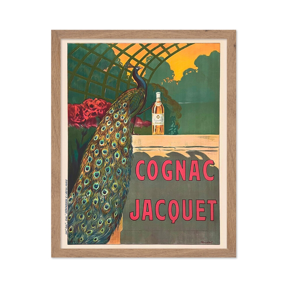 Poster Master Vintage Poster - R Tro Cognac Jacquet Print - Camille Bouchet Artwork - Superbe D Coration Murale Cadeau Pour La Maison Salon Burea-image
