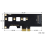 For CM4 PCI-E to M.2 Adapter Compute Module 4 NVMe SSD Multi-Function Portable Card 4