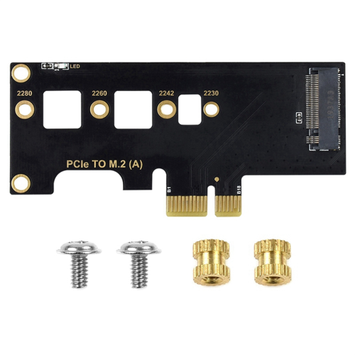 For CM4 PCI-E to M.2 Adapter Compute Module 4 NVMe SSD Multi-Function Portable Card