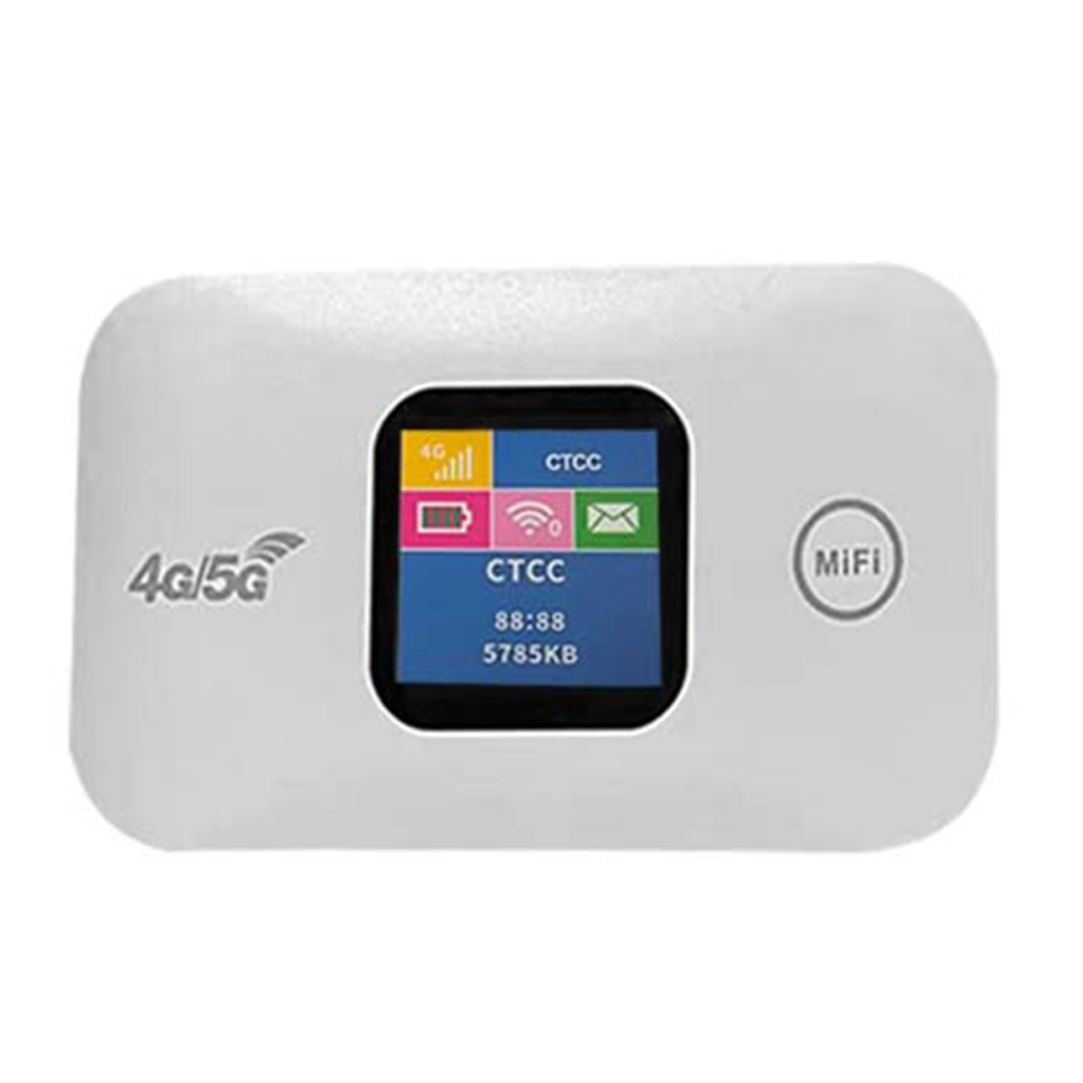 Portable 4G WiFi Router MiFi 150Mbps Car Mobile Wireless Hotspot Color Screen with Sim Card Slot Support 10 Users