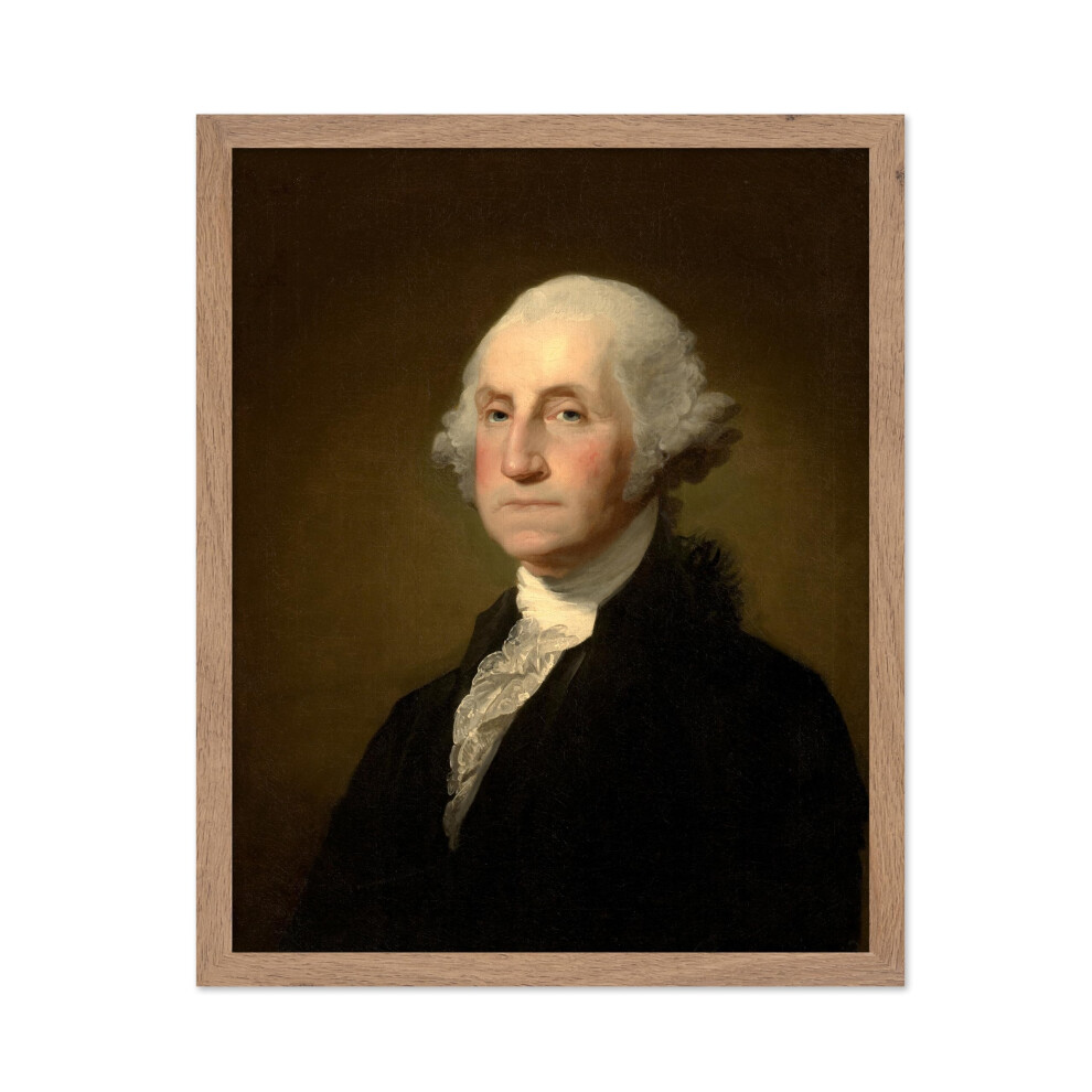 Affiche de peinture classique Poster Master - Impression historique vintage - Cadeau pour ami artiste - George Washington, pr   sident des    tats-Un