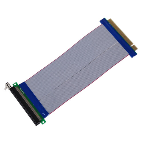 3X PCI-E Express 16X Riser Card Extender Extension Cable Ribbon Flex 2