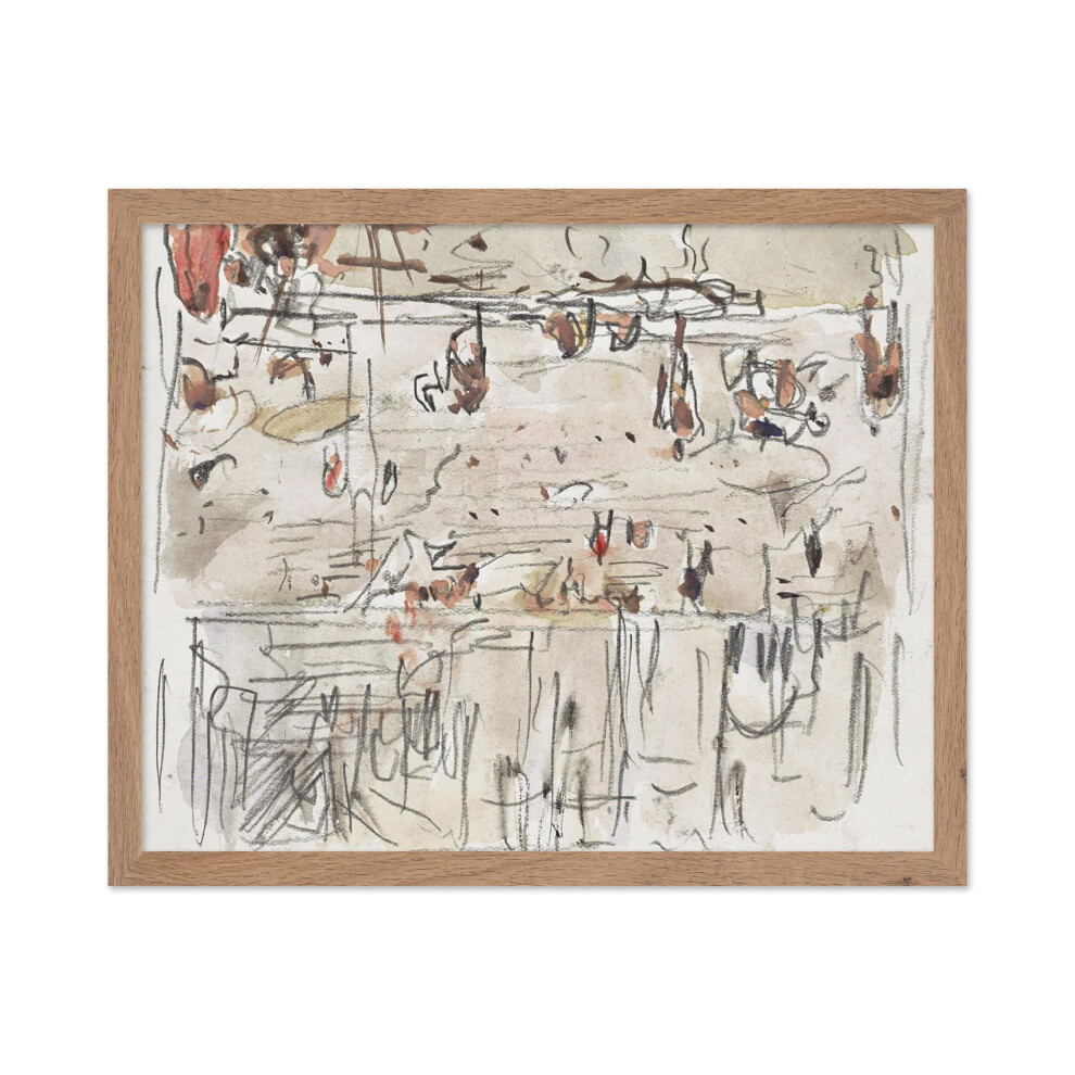 Poster Master Vintage Drawing Poster - Impression abstraite r  tro - Art moderne - Art du croquis - Art de l'illustration - Art minimaliste - Art esth