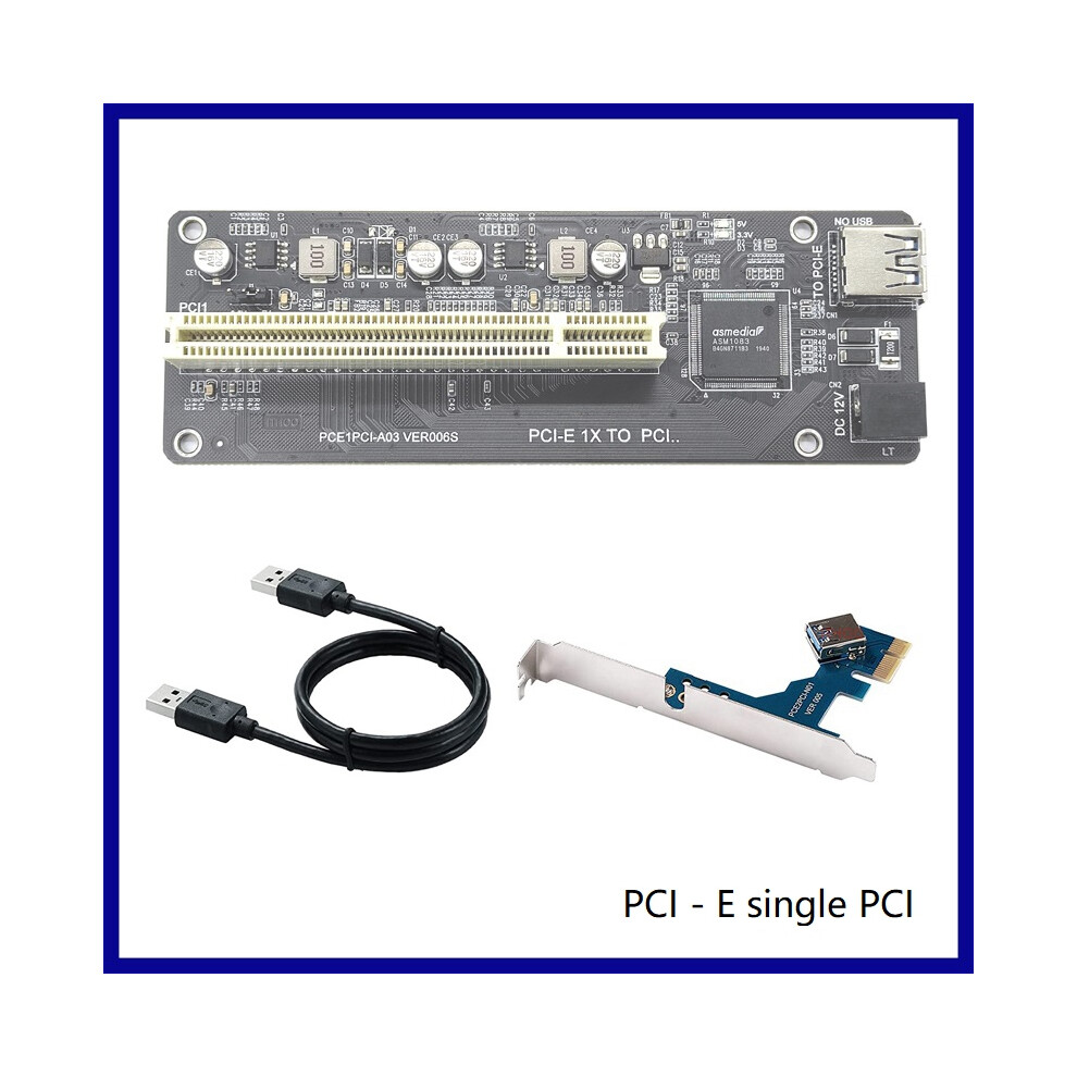 Pci-E To Pci Expansion Adapter Card Asm1083 Support Capture Sound Parallel Tax Golden 4853284712963