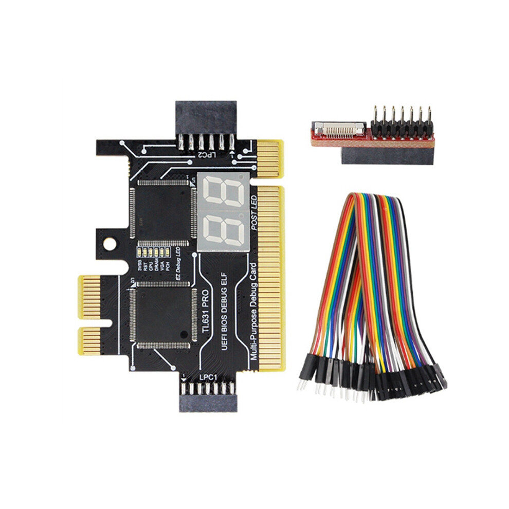 Analyzer Lpc Debug Card Pci Pci-E Post Test Kit Motherboard Diagnostic J04 4853284710624