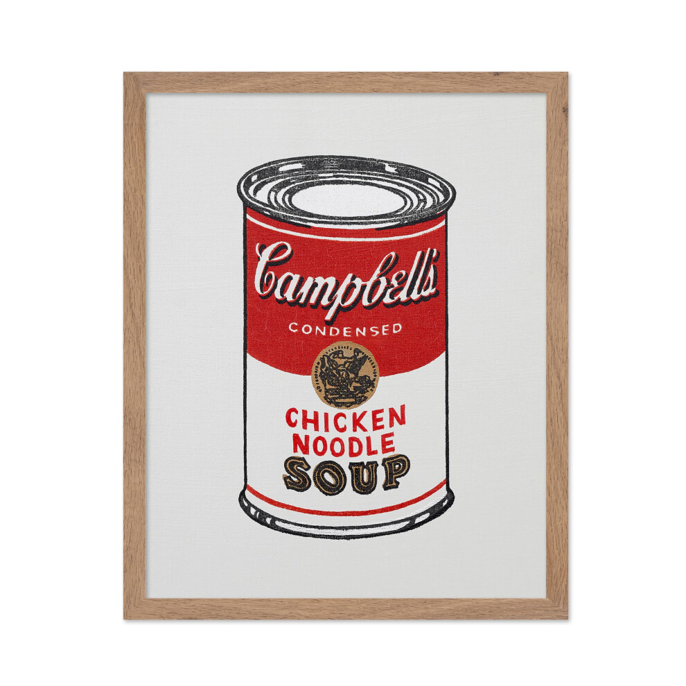 Affiche Master Chicken Noodle Soup Poster - Chicken Soup Print - Soup Pop Art - Cadeau pour homme femme cuisinier chef - D   coration pour cuisine