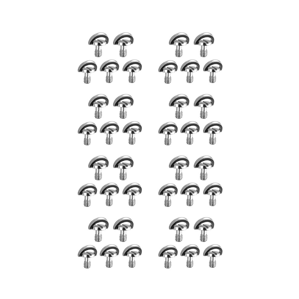 40 Pack 1/4Inch Quick Release Plate Mounting Screw D-Ring D Shaft Qr Adapter Mount For Dslr Camera Tripod 4853284711140