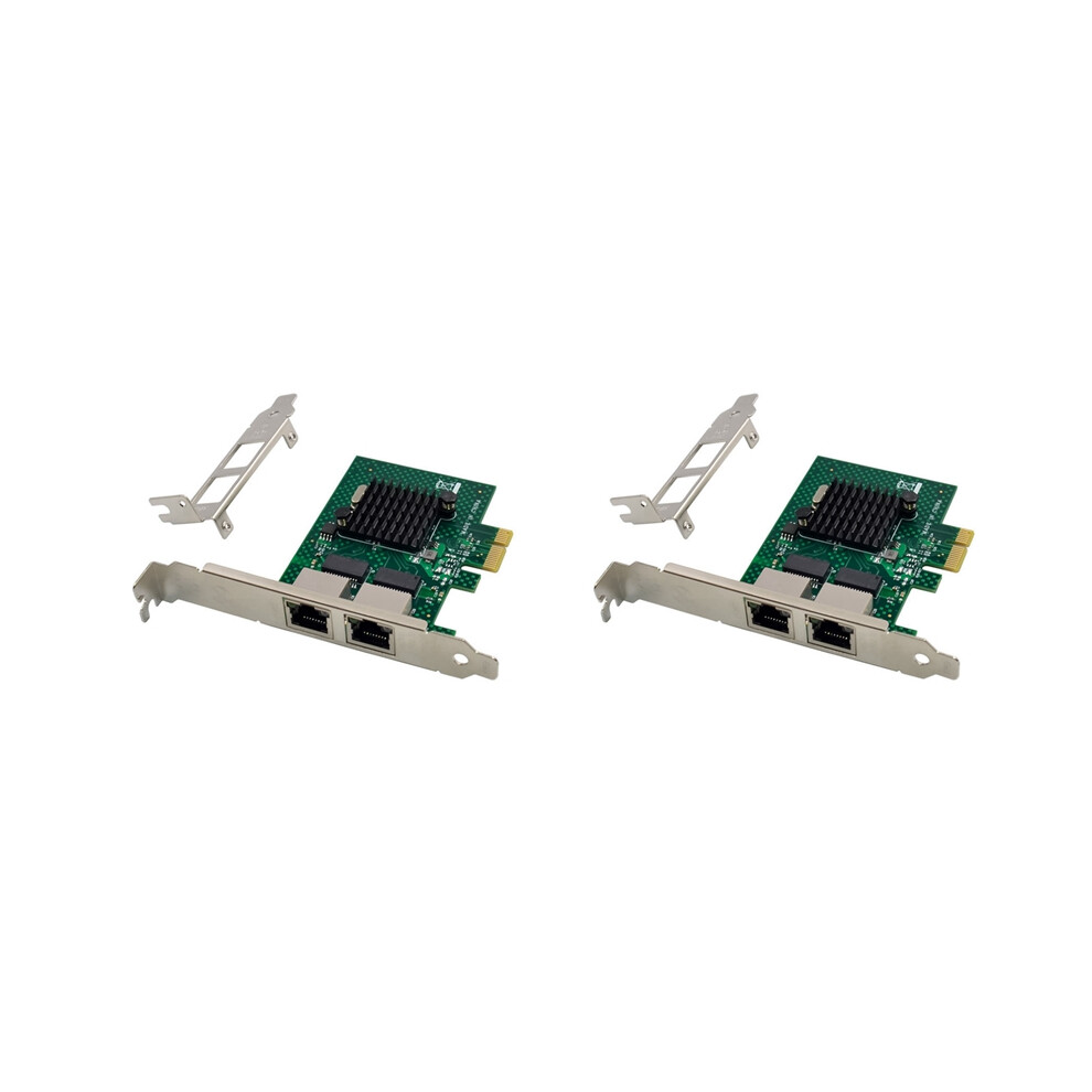 2X Bcm5720 Pcie X1 Gigabit Ethernet Network Card Dual Port Server Adapter Compatible With Pxe Vlan 4853284711034