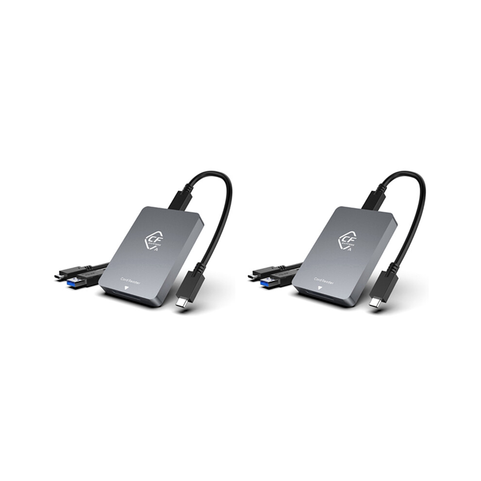 2X Cfexpress Type A Card Reader Usb3.1 Gen2 Adapter 10Gbps For Xp With Cable Slr 4853284709932