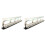 2X Cat7 Patch Panel 24Port CAT7/CAT6A Full Shielded Incl. 24X Adapter 1U 19 Inch 2