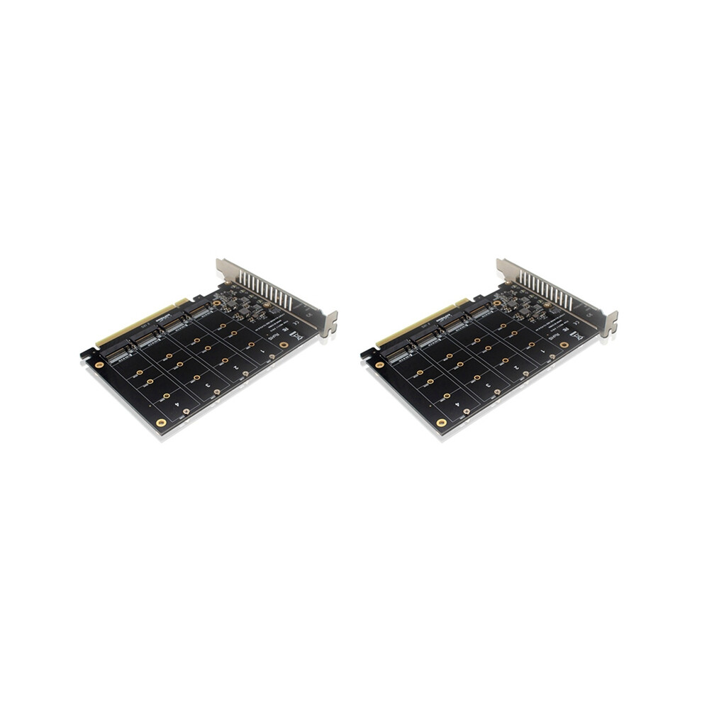 2X Ph44 Nvme 4-Disk Array Card Pcie Signal Split 4853284713137