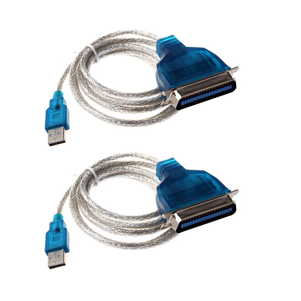 2X USB to Parallel IEEE 1284 Printer Adapter Cable PC (Connect Your Old A Port)-image-OPC-PGDR8B7-NEW