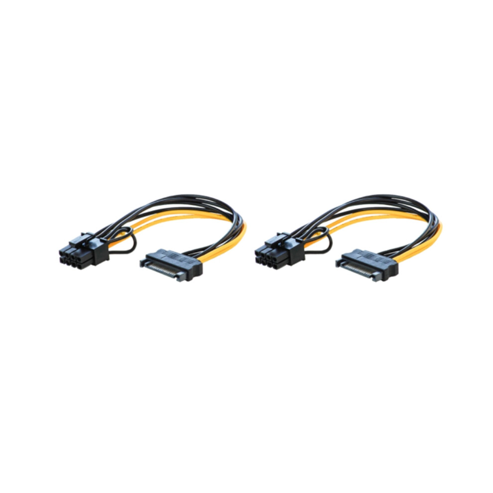 Sata 15Pin To 8Pin(6+2) Power Adapter Cable 20Cm Pci-E Supply 15-Pin 8 Pin For Btc Miner Mining 4853284714929