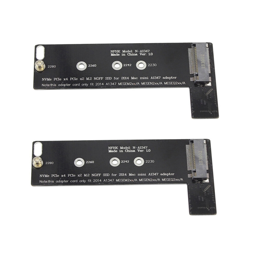 2X New Nvme M2 Ssd Converter Card To For Apply Mini 2014 A1347 Megen2 Megeq2 Adapter 4853284715841