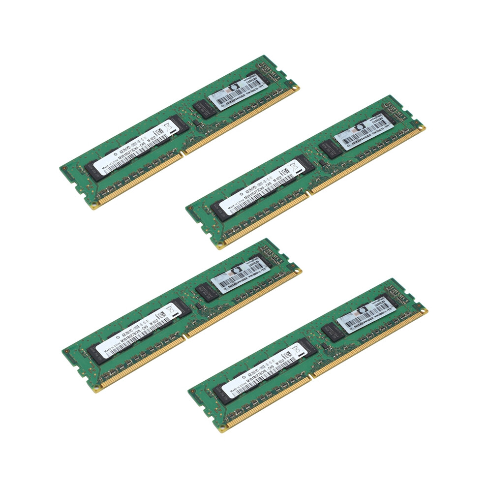 4X 4GB 2RX8 PC3-10600E 1.5V DDR3 1333MHz ECC Memory RAM Unbuffered for Server Workstation(4G)-image-OPC-PGDR8QS-NEW