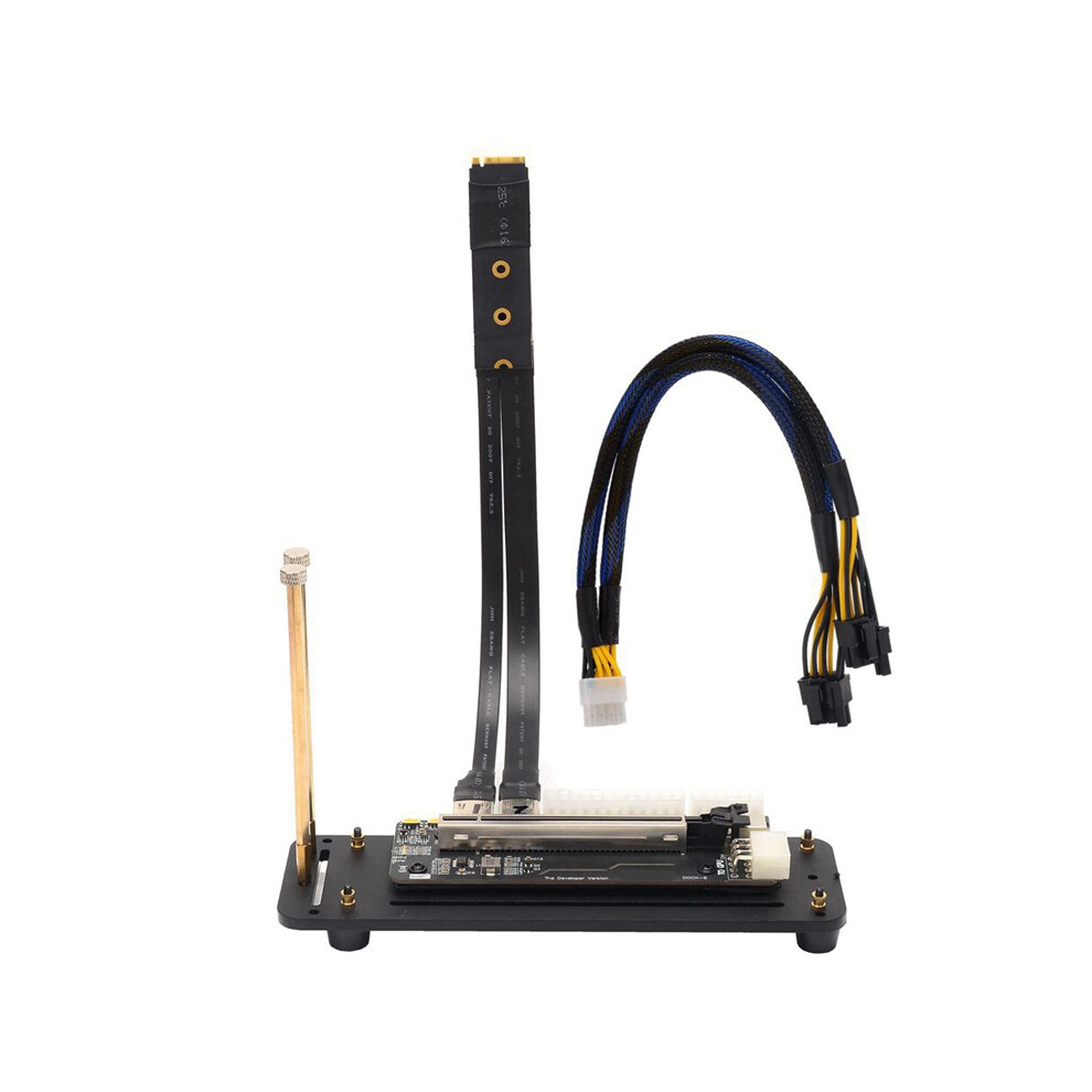 Laptop External Graphics Card Egpu Pci-E 3.0 X16 To M.2 Nvme Extension Cable With Bracket For Itx 4853284717128